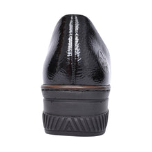 Load image into Gallery viewer, Rieker Black Velcro Shoe 487C0-00