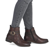 Load image into Gallery viewer, Remonte Ladies Brown Boots D0F81-25