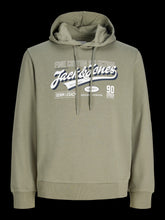 Load image into Gallery viewer, Jack & Jones Green Hoodie 12299467