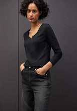 Load image into Gallery viewer, Street One Black Top 324167
