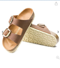 Load image into Gallery viewer, Birkenstock Big Buckle Cognac 1011073