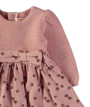 Load image into Gallery viewer, Babybol Girls Knit and Floral Dress 261015