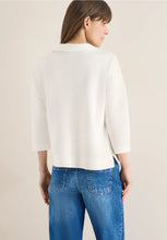 Load image into Gallery viewer, Cecil Vanilla White Structured Poloshirt 324648/13474