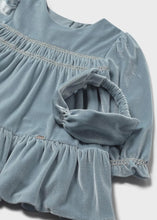 Load image into Gallery viewer, Mayoral velvet dress with headband 2904
