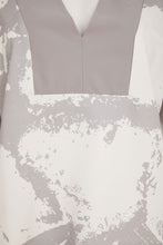 Load image into Gallery viewer, NAYA Grapic Print V Neck Top With Contrast Panel NAS26248