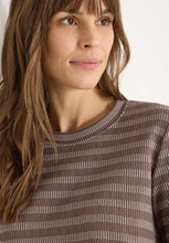 Load image into Gallery viewer, Cecil Striped Taupe Top 324548