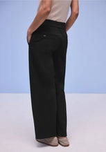 Load image into Gallery viewer, Street One Black Wide Leg Trousers 380600/1001