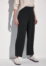 Load image into Gallery viewer, Street one black straight leg trousers 378899