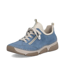 Load image into Gallery viewer, Rieker Laced Blue Trainers 45973-14