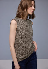 Load image into Gallery viewer, Street One Animal Print Top 324563