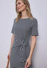 Load image into Gallery viewer, Street one striped dress 144801.