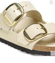 Load image into Gallery viewer, Birkenstock Ecru Big Buckle 1026128