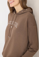 Load image into Gallery viewer, Cecil Coastal Embroidery Hoodie 324539 (taupe)