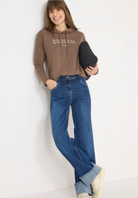 Load image into Gallery viewer, Cecil Coastal Embroidery Hoodie 324539 (taupe)