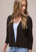 Load image into Gallery viewer, Street One Espresso Brown Knit Cardigan 324788/17276