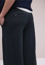 Load image into Gallery viewer, Street One Navy Wide Leg Trousers 380600/17502