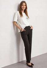 Load image into Gallery viewer, Street One Black Coffee Trousers 380880