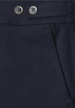 Load image into Gallery viewer, Street One Navy Slim Leg Trousers 381356/17915