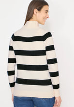 Load image into Gallery viewer, Cecil Cream And Navy Stripped Sweater 303753/25512