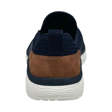 Load image into Gallery viewer, Bugatti Navy /Cognac slip on shoes