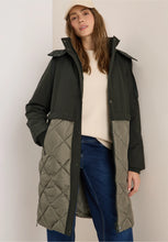 Load image into Gallery viewer, Cecil Mat Mix Olive Green Coat 101286