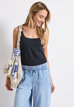 Load image into Gallery viewer, Street One Navy Cami 323677