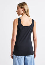 Load image into Gallery viewer, Street One Navy Cami 323677