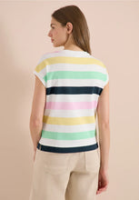 Load image into Gallery viewer, Cecil Multicoloured Stripe Top 325296