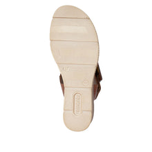 Load image into Gallery viewer, Remonte Brown Wedge Sandals D2L53-24