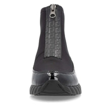 Load image into Gallery viewer, Remonte Black Front Zip Ankle Boot D5983-03