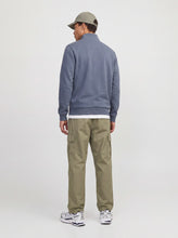 Load image into Gallery viewer, Jack & Jones quarter Zip Sweater (Turbulance) 12250747