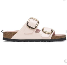 Load image into Gallery viewer, Birkenstock Big Buckle Natural leather Patent (Rose) 1029392
