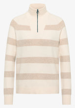 Load image into Gallery viewer, Cecil Cream And Beige Striped Sweater 303753/26156