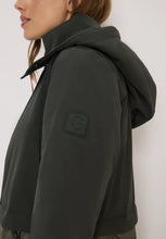 Load image into Gallery viewer, Cecil Mat Mix Olive Green Coat 101286