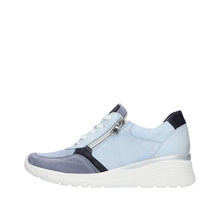 Load image into Gallery viewer, Waldlaufer Ladies Blue Wedge Trainer 927H02