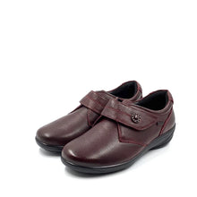 Load image into Gallery viewer, G-Comfort Burgundy Velcro Strap Shoes P-8261MF