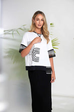 Load image into Gallery viewer, NAYA Black and White Top NAS26259