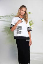 Load image into Gallery viewer, NAYA Black and White Top NAS26259