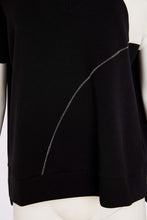 Load image into Gallery viewer, NAYA V Neck Top With Contrast Shoulder Panel NAS26192/911