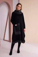 Load image into Gallery viewer, NAYA Dress With Contrast Stripe Section and Neckpiece NAW26160