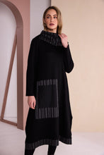 Load image into Gallery viewer, NAYA Dress With Contrast Stripe Section and Neckpiece NAW26160
