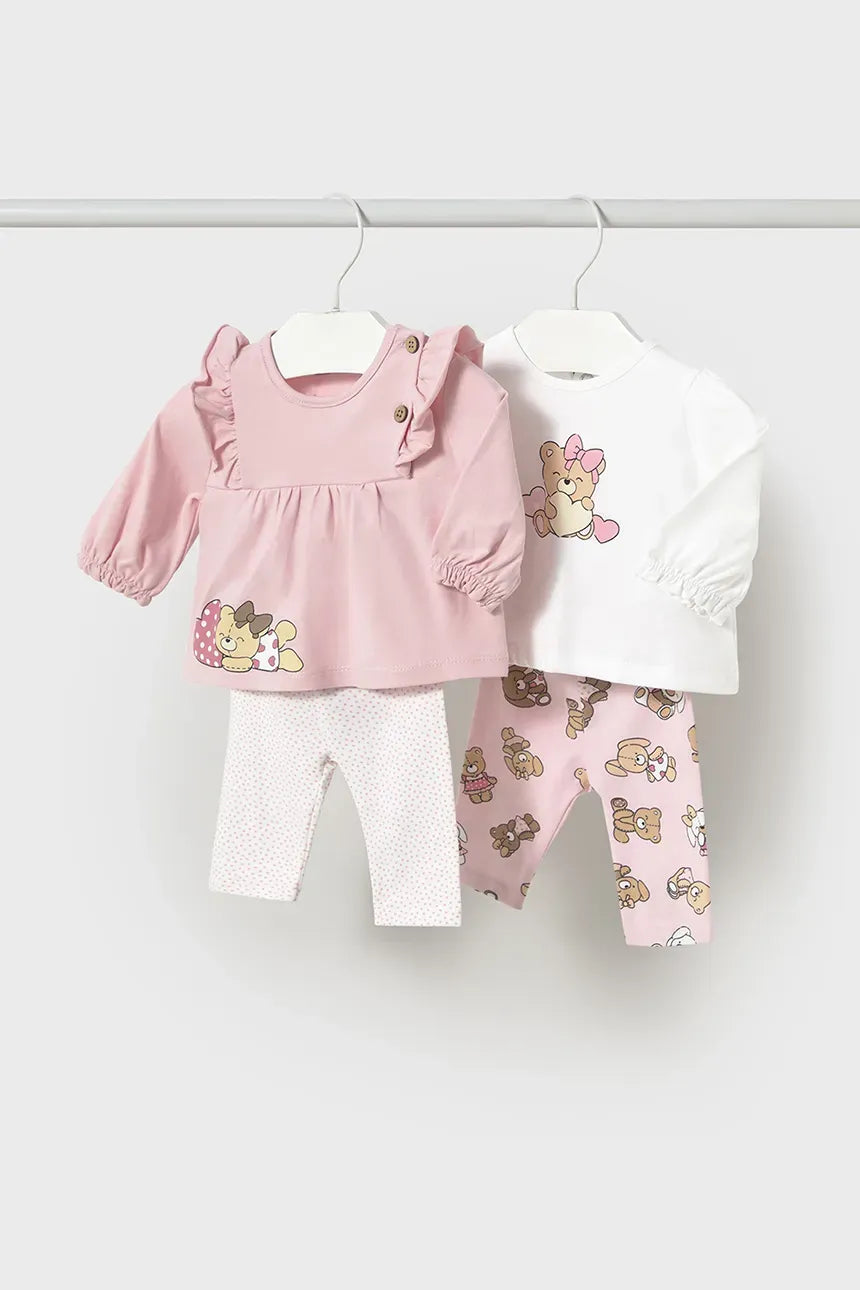 Mayoral Baby Girl's Four Piece Set 1760 Colour- Pink