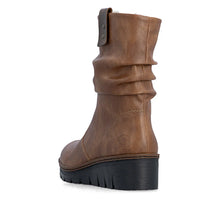 Load image into Gallery viewer, Rieker Tan Wedge Boot