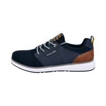 Load image into Gallery viewer, Bugatti Mens Navy Trainers 321A3C616900