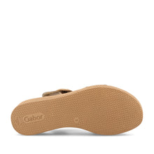 Load image into Gallery viewer, Gabor Gold Wedge Sandals 84.556.62