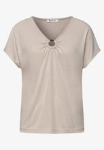 Load image into Gallery viewer, Street One top with decorative detail 325270