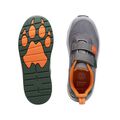 Load image into Gallery viewer, Clarks Boys Trainers Clowder Race K Grey Combi - 26166288