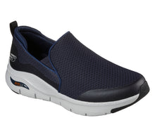 Load image into Gallery viewer, Skechers Mens Navy Arch Fit Slip On Shoe 232043