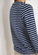 Load image into Gallery viewer, Cecil Striped Funnel Neck Top 324664/27473
