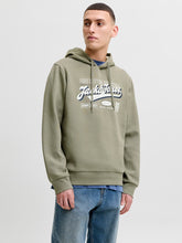 Load image into Gallery viewer, Jack &amp; Jones Green Hoodie 12299467
